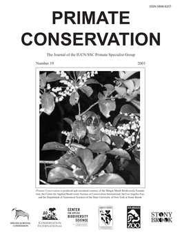 Primate Conservation No. 19