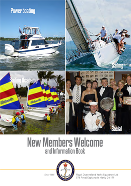 New Members Welcome and Information Book