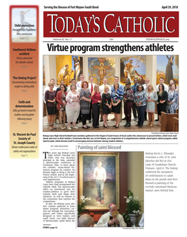 Virtue Program Strengthens Athletes Accident Victim Advocated for Catholic Schools Page 4