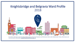 Knightsbridge and Belgravia Ward Profile 2018