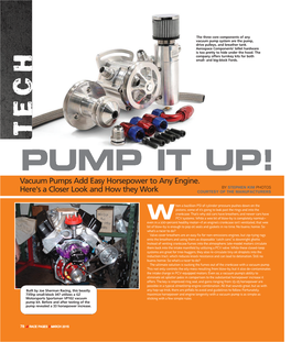Vacuum Pumps Add Easy Horsepower to Any Engine. Here's