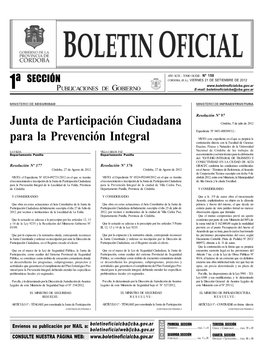 Boletín Oficial De Córdoba