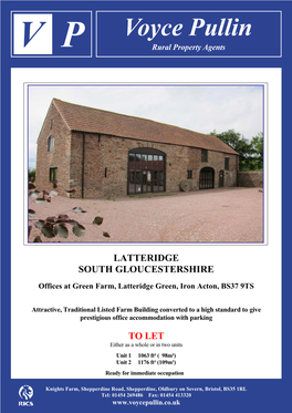 Offices at Green Farm, Latteridge Green, Iron Acton, BS37 9TS