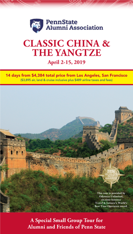 Classic China & the Yangtze