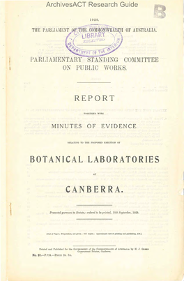 Botanical Laboratories Canberra