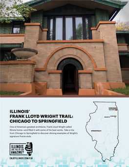 Illinois' Frank Lloyd Wright Trail