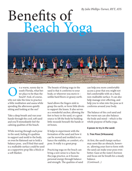 Beach Yoga Benefits