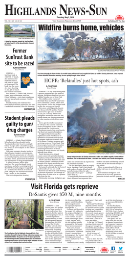 HIGHLANDS NEWS-SUN Thursday, May 2, 2019