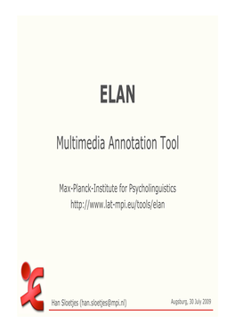Multimedia Annotation Tool