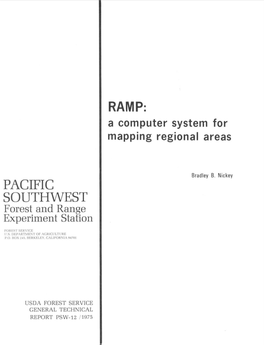 RAMP: a Computer System for Mapping Regional Areas