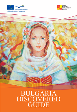 BULGARIA DISCOVERED GUIDE on the Cover: Lazarka, 46/55 Oils Cardboard, Nencho D