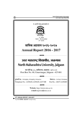 2017 North Maharashtra University, Jalgaon . 80