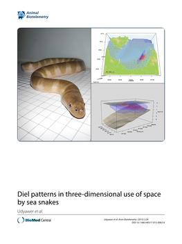 Diel Patterns in Three-Dimensional Use of Space by Sea Snakes