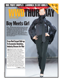 Boy Meets Girl PARIS — Masculine-Feminine Tailoring Returned to the Runways for Fall