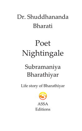 Poet Nightingale Bharathiyar to Us