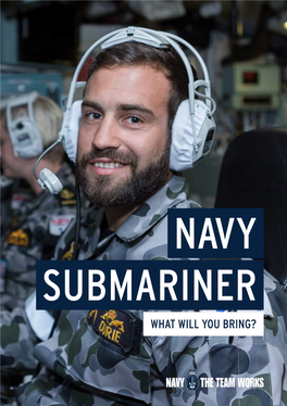 Navy Submariner What Will You Bring?