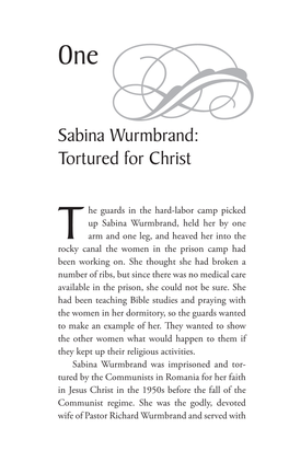Sabina Wurmbrand: Tortured for Christ