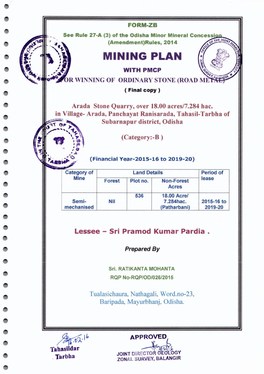 Tahasildar JOINT Dirf~~':Dk~OGY '-Tarbha ZONAL SURVEY,BALANGIR