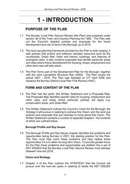 Burnley Local Plan 2006