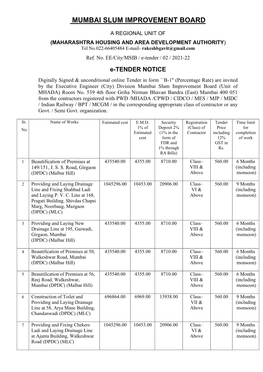 Mumbai Slum Improvement Board