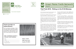Trail Trek 2016: Riding on the N St Bikeway by Roger Hirsch
