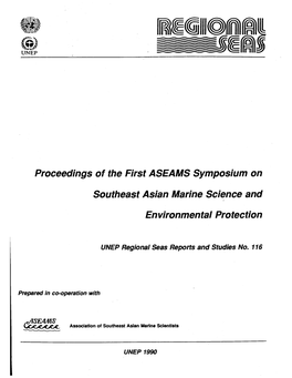 Proceedings of the First ASEAMS Symposium On
