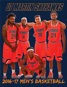 2016-17 Ut Martin Skyhawk Men's Basketball