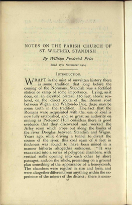 Notes on the Parish Church of St. Wilfred, Standish Introduction