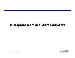 Microprocessor Training