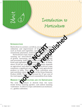 Introduction to Horticulture 3