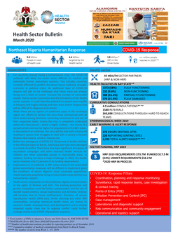 Health Sector Bulletin March 2020