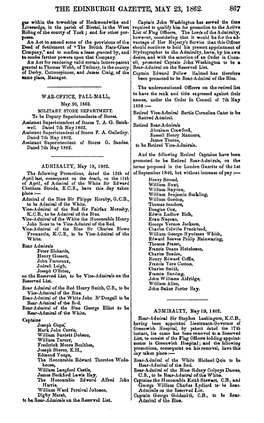 The Edinburgh Gazette, May 23, 1862