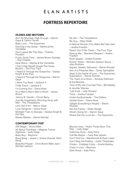 Fortress Repertoire