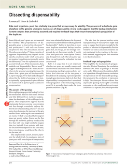 Dissecting Dispensability