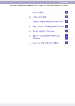 Harrow and Wealdstone Area Action Plan: Issues and Options Consultation Document