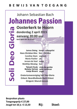 Bachs Johannes Passion