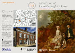 What's on at Gainsborough's House