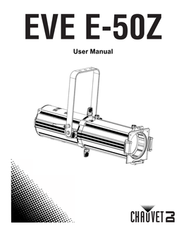 EVE E-50Z User Manual Rev