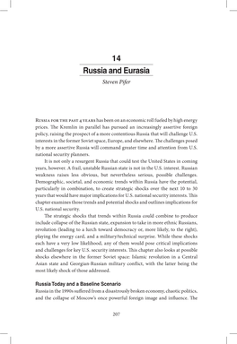 Russia and Eurasia Steven Pifer