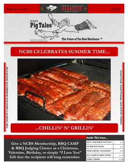 Ncbs Celebrates Summer Time...Chillin' N' Grillin'