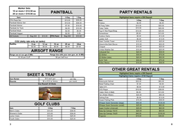 Other Great Rentals Skeet & Trap Party Rentals