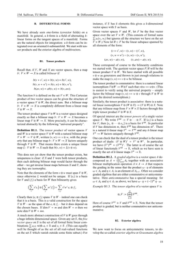 Differential Forms Diff Geom II, WS 2015/16