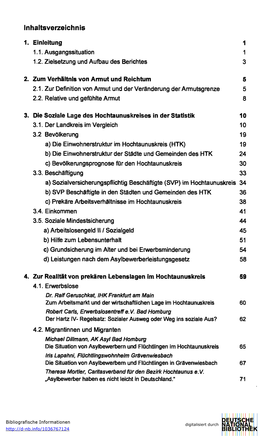 Inhaltsverzeichnis