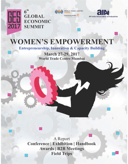 Global Economic Summit 2017 Women's Empowerment