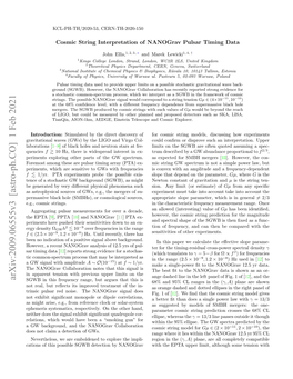 Arxiv:2009.06555V3 [Astro-Ph.CO] 1 Feb 2021