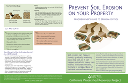 Prevent Soil Erosion on Your Property