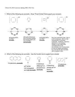 PS 6 Answers, Spring 2003, Prof