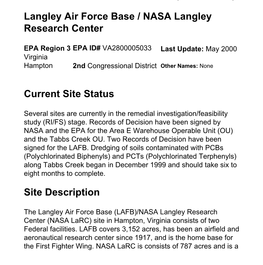 Npl Fact Sheets (Initial Title)