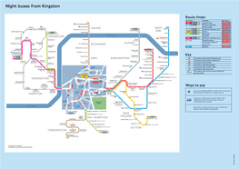 Night Buses from Kingston