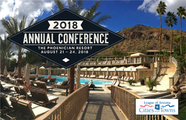 The Phoenician Resort August 21 – 24, 2018